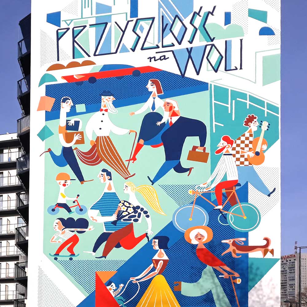 Mural Okopowa 59 Wola